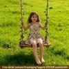 Solid Wood Anti-Corrosion Curved Swing for Children (Indoor/Outdoor)