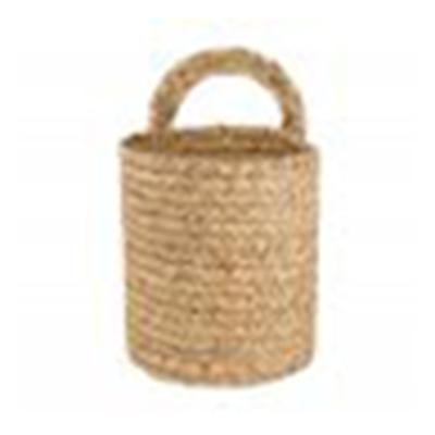 Seetang gewebter Aufbewahrungskorb, Wandbehang, Pflanzen-Blumentopf für Gartenterrasse