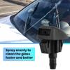 2Pcs Front Windshield Wiper Washer Nozzles Jet Spray 2Pcs/set For Mazda Tribute Mazda3 3 6 OE# EC01-67-50YA Fluid Water Sprayer