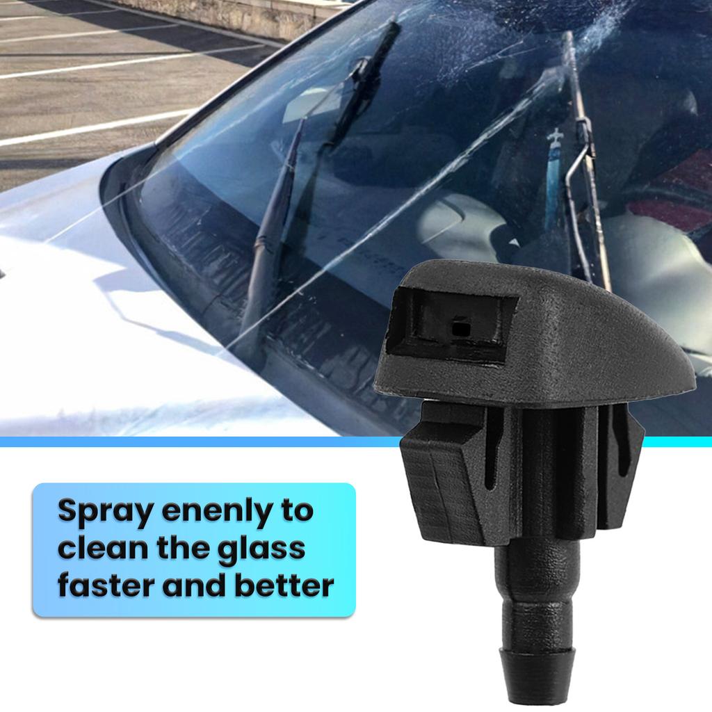 2Pcs Front Windshield Wiper Washer Nozzles Jet Spray 2Pcs/set For Mazda Tribute Mazda3 3 6 OE# EC01-67-50YA Fluid Water Sprayer