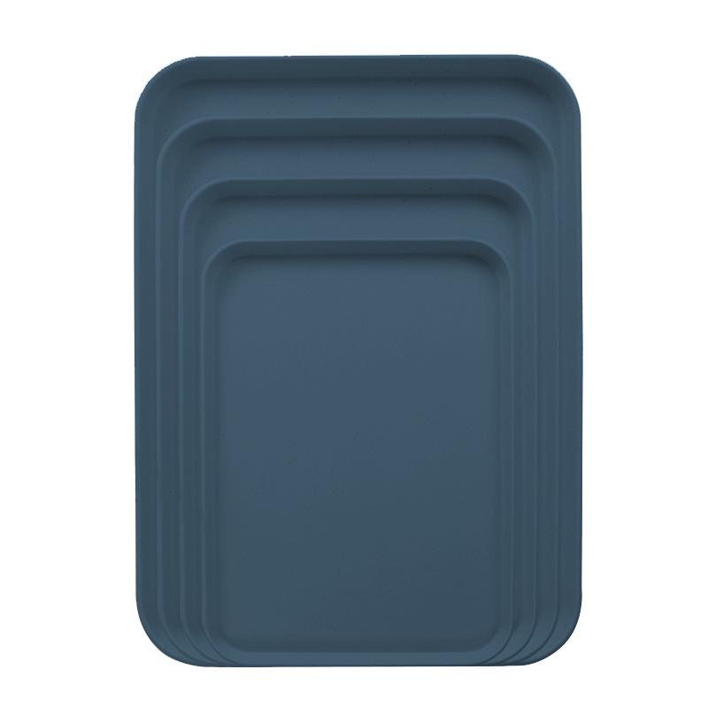 Plateau Rectangulaire en Paille de Blé pour la Maison, l'Hôtel ou le Restaurant - Idéal pour le Thé, les Collations et les Desserts