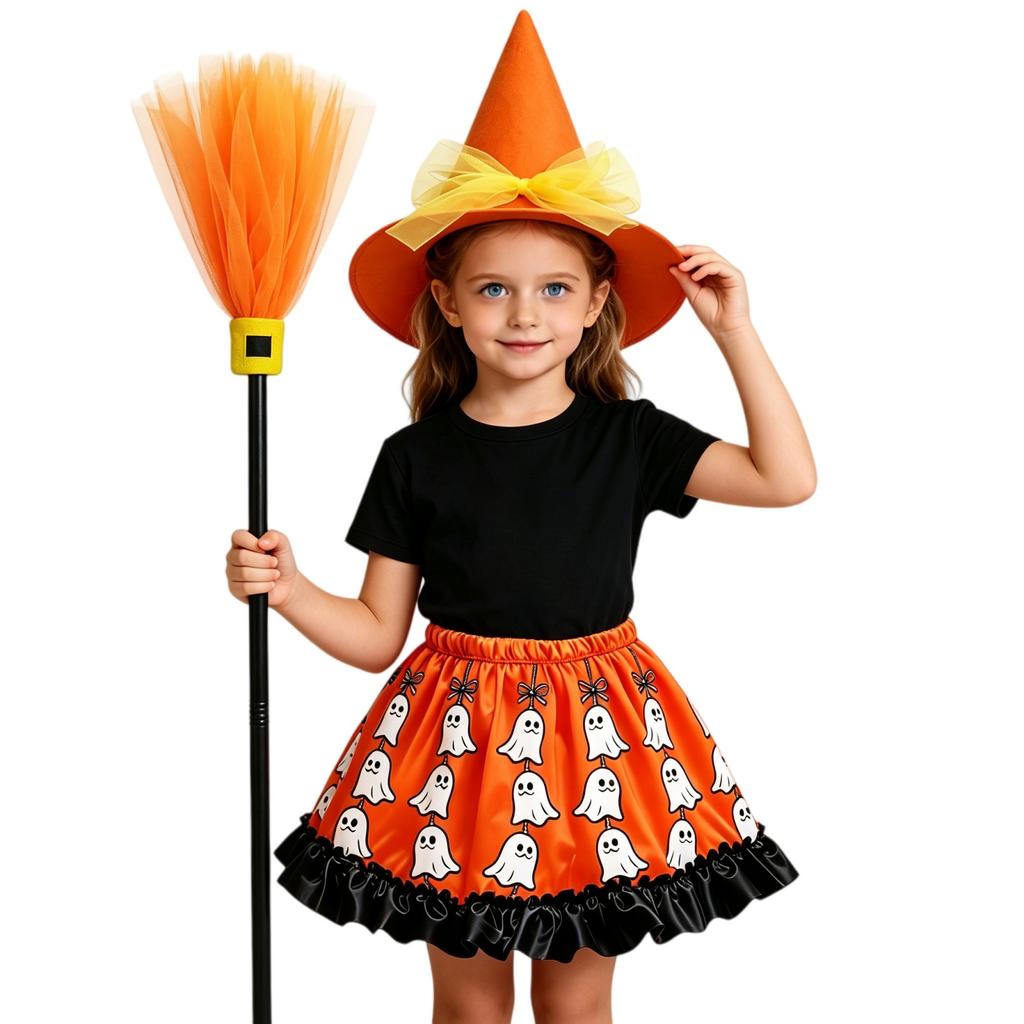 Halloween Costume Set for Adults Kids Magician Outfit