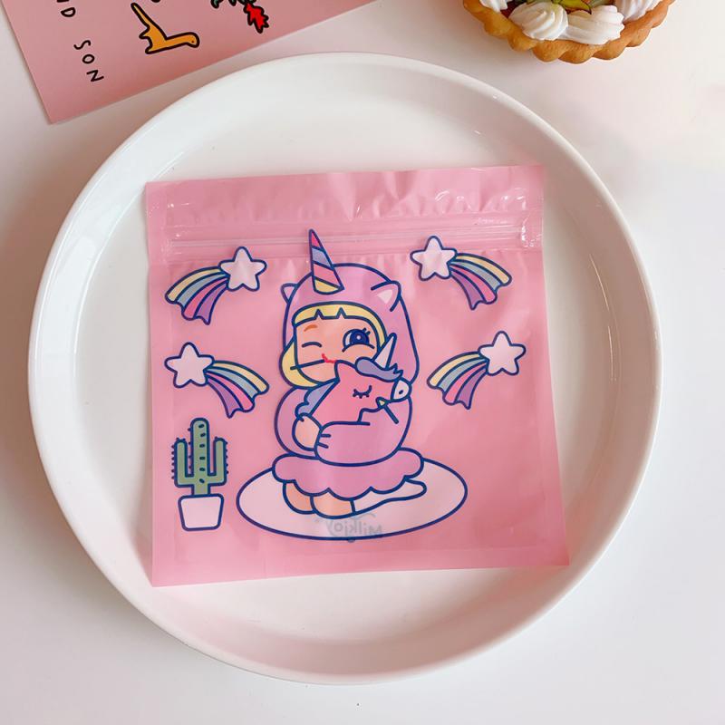 Food Storage Organizer Does Not Take Up Space Easy To Carry 13.5*13.5cm Plastic Cute Cartoon Snack Bag Creative And Cute 4.2g