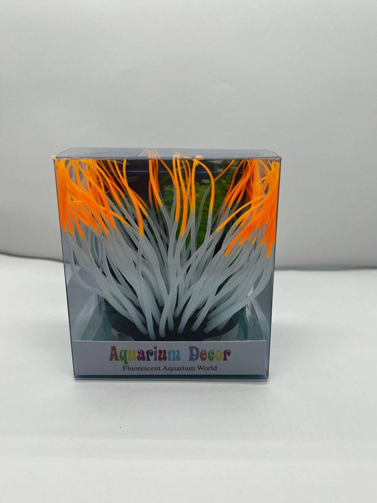 Luminous Aquarium Silicone Sea Anemone Decoration - Medium Size