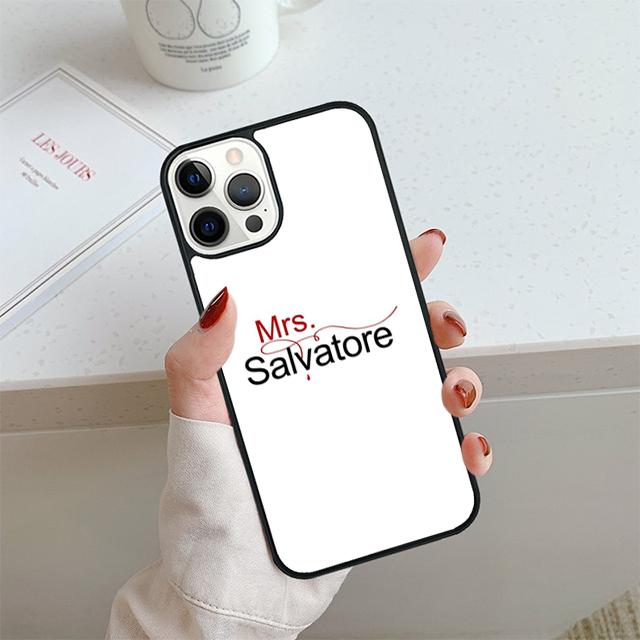 Vampire Diaries Mrs Salvatore Phone Case For iPhone 17 Air 13 12 14 15 16 Cover For Apple Pro Max Plus Coque