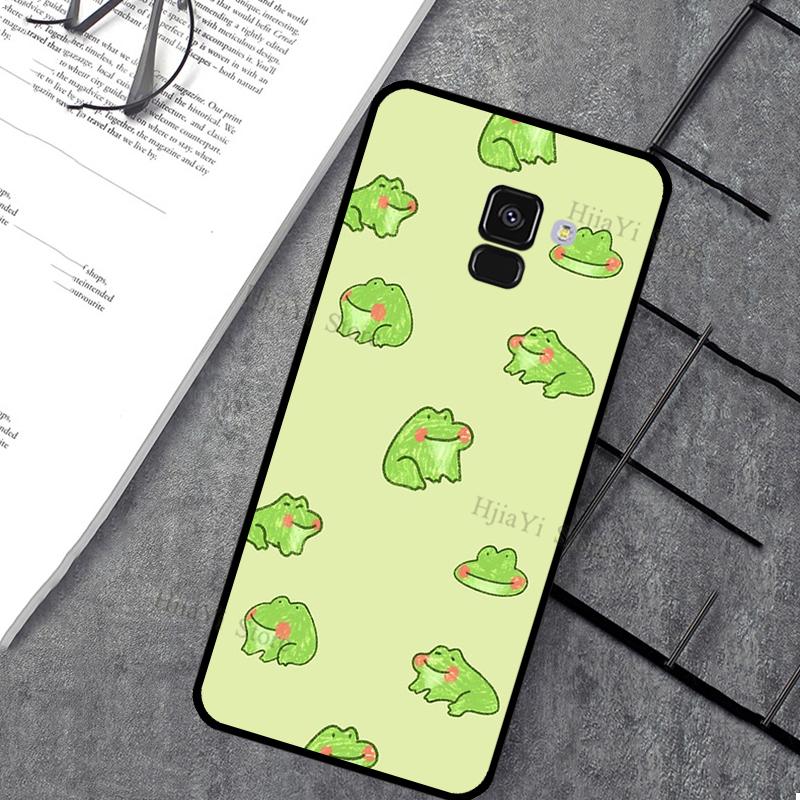 

Cute Green Frog Cover For Samsung J5 J7 J3 2017 J1 A3 A5 2016 A6 A8 Plus J4 J6 J8 A7 A9 2018 Phone Coque J5 2016 - J510