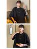 Men's 2023 Summer Seven-Sleeve Pure Cotton T-Shirt - White Trendy American Heavyweight Design