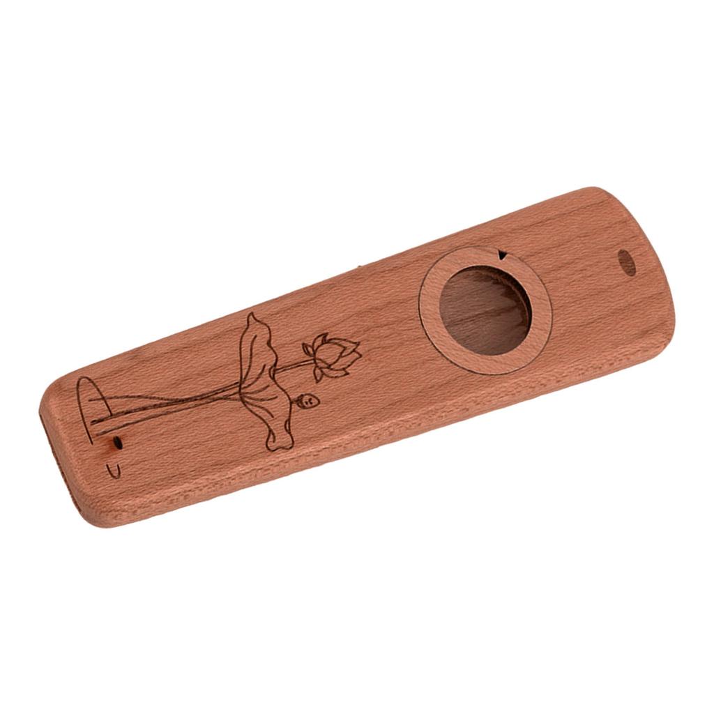 Holz-Kazoo Leichtes Tragbares Kazoo Gitarrenpartner Flöte Musikinstrument Geschenk Sabli