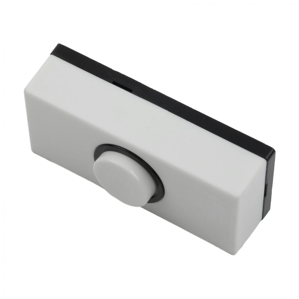 Plastic Hard Wiring Press Button Push Press White 86MMX37MMX22MM