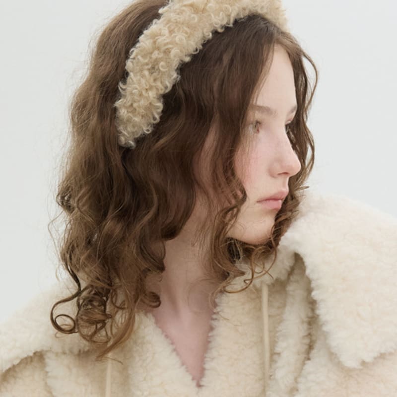 Brown Hat Fluffy Pom Pom