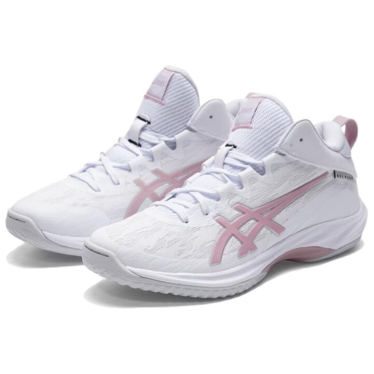 Asics Gelhoop V17 Comfortable Versatile Low-Top Basketball Shoes Unisex sneaker White Pink 1063A101-105