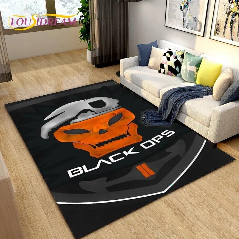 COD, Call of Duty Game ,Gamer Area Rug,Carpets Rug for Living Room Bedroom Sofa Doormat Decoration,Kids Play Non-slip Floor Mat