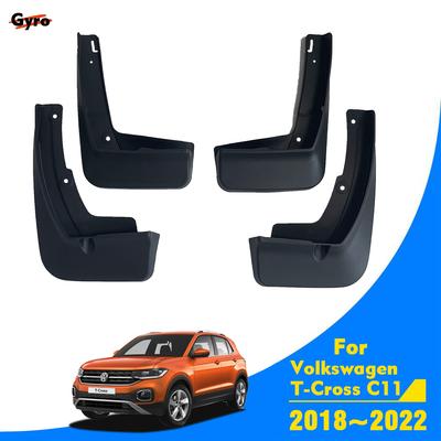 For Volkswagen VW T-Cross Tcross T Cross C11 2018~2022 Car Mudguards Mudflaps Fenders Splash Mud Guards Duraflap