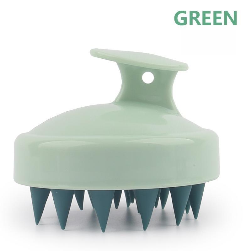 Popular Hair Washing Comb with Handle, Soft Rubber Hair Washing and Massage Comb, Scalp Cleaning and Massage Brush, Hair Washing Brush