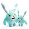 Entzückende Blaue Hasen Plüschpuppe Abby Hatcher Bozzly Kuscheltier Für Kinder