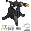 Pressure Washer Pump Kit Max 3400 PSI 2.5 GPM 7/8" Shaft Replacement Pump High-Pressure Cleaning Pump