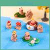 Cute Resin Capybara Figurine Blind Box Miniature Desk Decoration