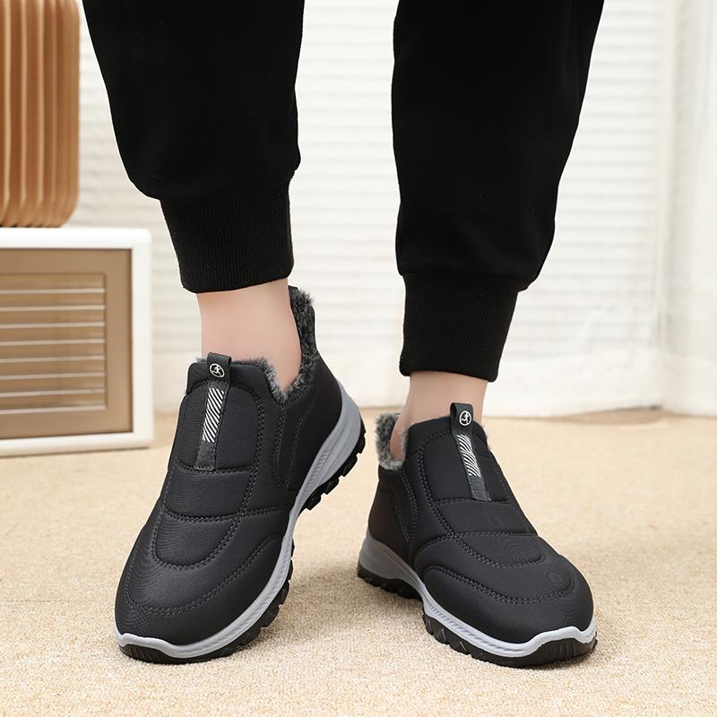 Women Large Size Warm Lined Boots High Top Shoes Winter Walking and Commuting Casual Outdoor Travel Daily Boots Style Sizes 36-45