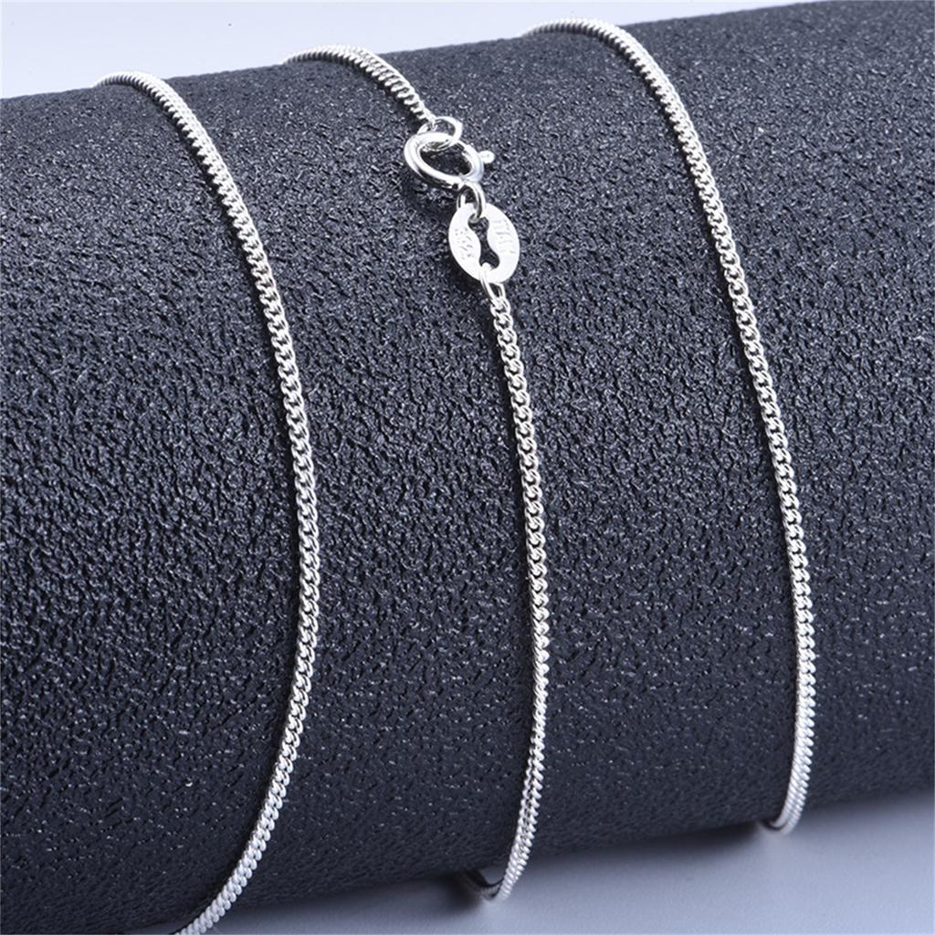 Satın alın 925 Sil-ver Link Chain Necklace Fashion Personality | Joom
