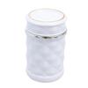 Portable Mini White Car Ashtray Cigarette Cylinder Holder With Blue LED Light