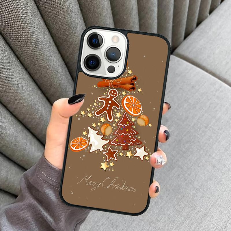 Merry Christmas Tree Phone Case For iPhone 16 15 13 14 Pro Max 11 12 Mini Plus 2022 XR XS MAX Shell Cover coque