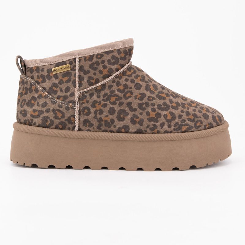 Bottine fourre 8490220010 taupe 36/41 Femme TOM TAILOR