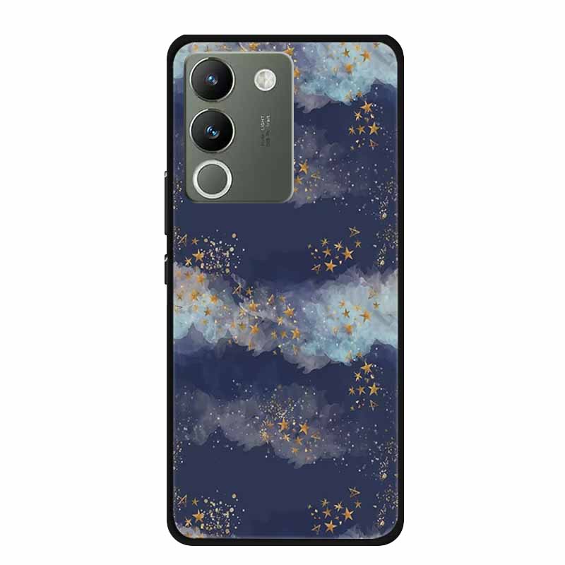 For Vivo V30 Lite 5G Case 6.67" Soft Silicone Marble TPU Phone Bag for vivo V30 Lite 5g V2314 Covers Luxury Protector V30Lite
