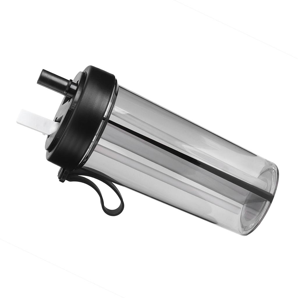 600ml Innovative Doppelnutzung Wasserflasche Trinkhalm Becher für Zuhause Outdoor Camping Sport