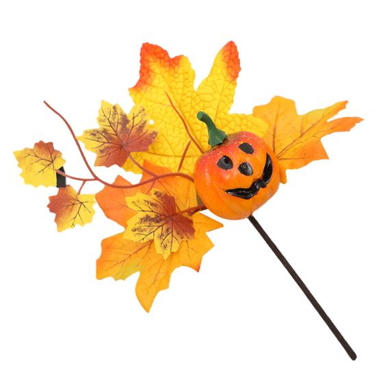 Falešný javorový list s dlouhou životností Snadná údržba Umělé dýně Javorový list pro sklizeň Díkůvzdání Halloweenské večírky