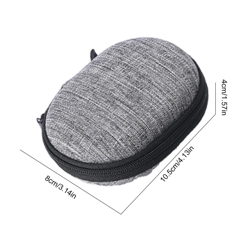 Tragbare Mini-Hartschalen-Aufbewahrungsboxen für digitale Gadgets Tasche Kunstleder Ohrhörer-Ladegerätetui Datenkabel
