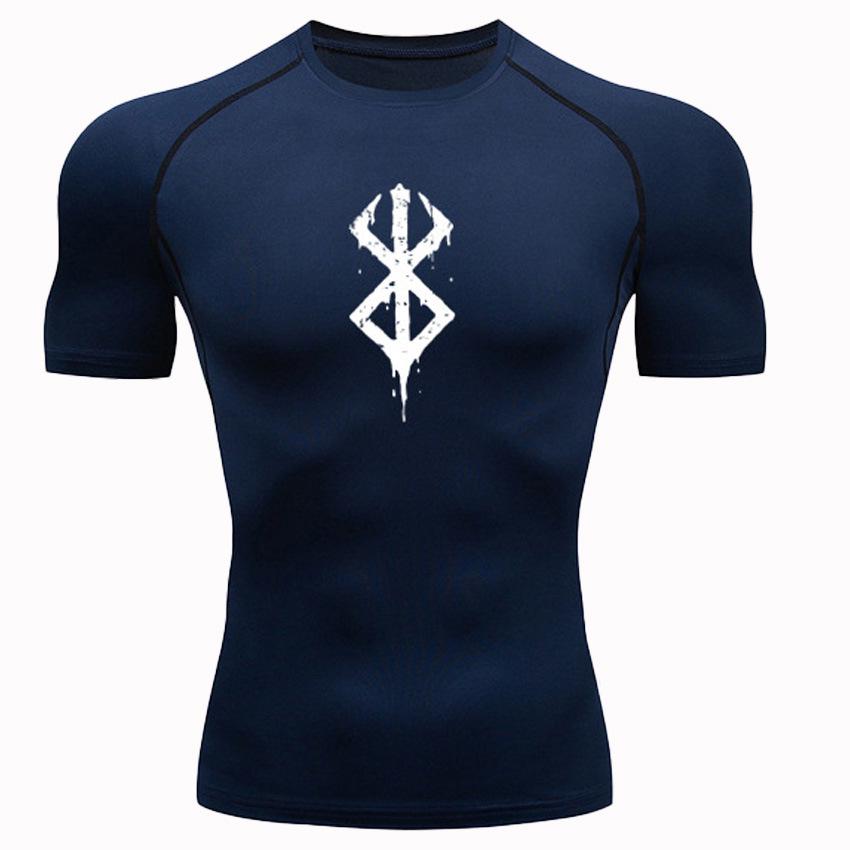 2025 Men's Quick-Dry Running T-Shirt: Breathable, Sweat-Wicking, Tight-Fit Gym Base Layer