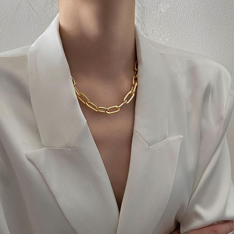 Women Geometric Pendant Chain Necklaces Chokers Fashion Bohemia Punk Hip Hop Party Jewelry Gift