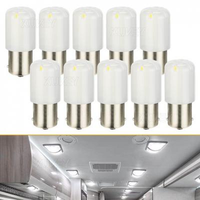 10x Super Bright White 1156 RV Trailer 18SMD Car LED 1141 Interior Light Bulb
