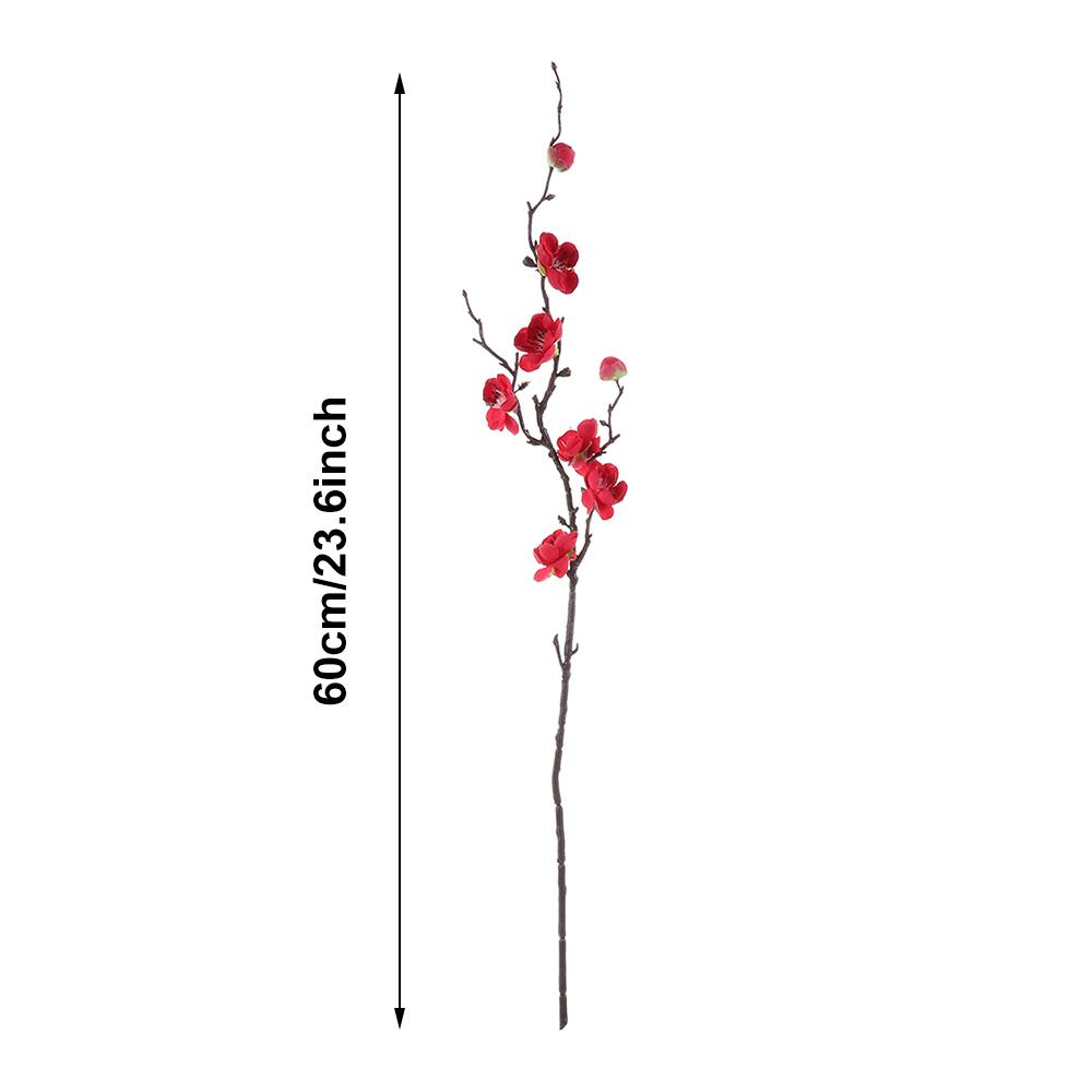 1PC Artificial Plum Blossom Chinese Style Small Winter Plum Artificial Flower Living Room Decoration Silk Flower Branch