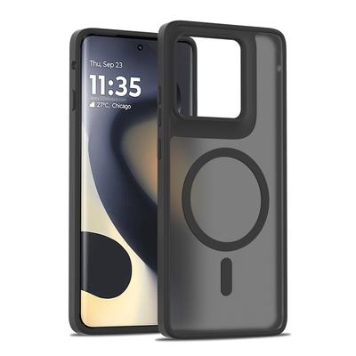 Skin Feel Magnetic Phone Case For Motorola Edge 2025 Gen 6 5G Magsafe Wireless Charging TPU Frame Hard Plastic Back Cover Fundas