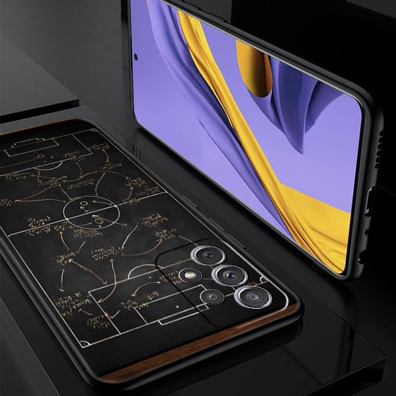 Football Basketball Tactical Board Phone Case For Samsung A17 A07 A55 A35 A25 A15 A05 A33 A31 A21s A13 A41 A73 A53 A51 A71 Cover