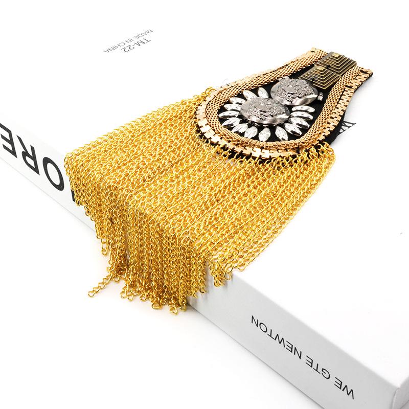 Tassel Epaulet Pendant Chain for DIY Fashion Accessories