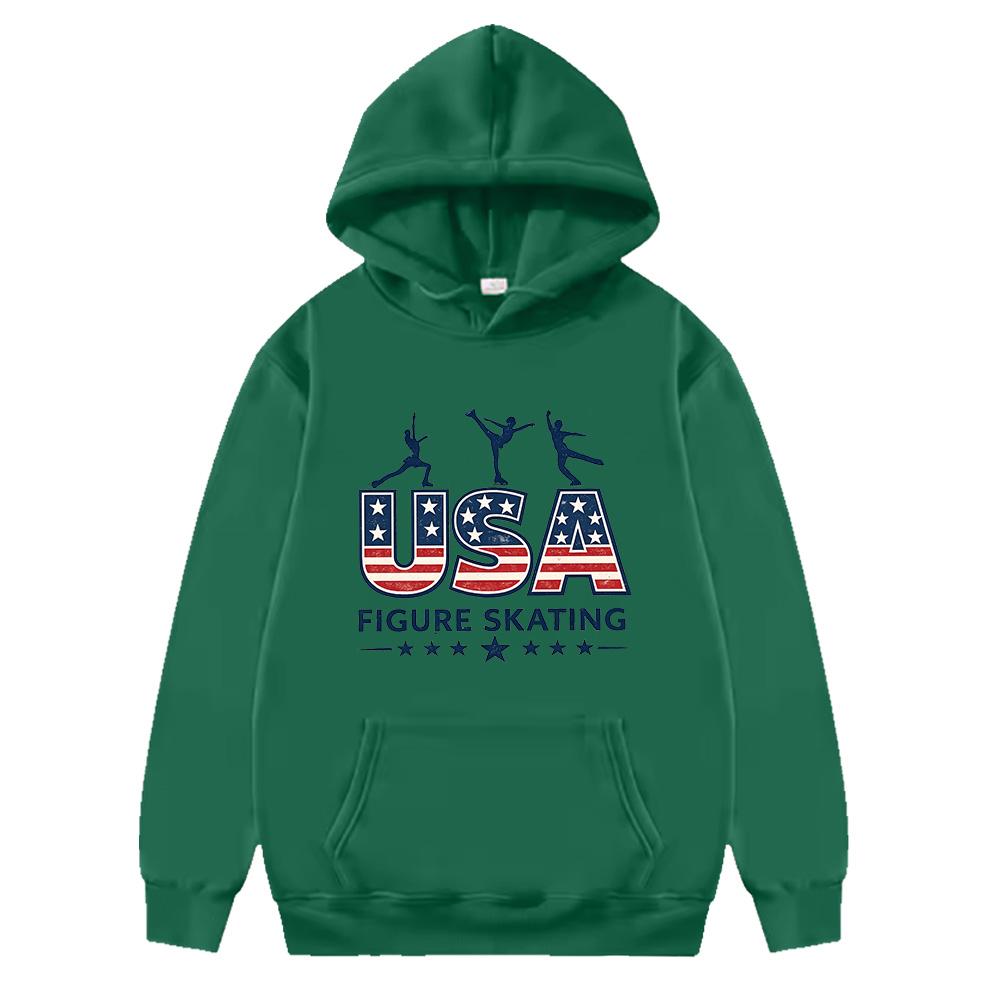 Alysa Liu 2026 Milan Olympics Figure Skating hoodie Sports Portrait Long Sleeve Sweatshirt Gift for Youth Clothe Unisex Pullover XS