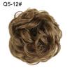 Women Hair Bun Ponytail Extension Wavy Curly Messy Chignon Hairpiece Scrunchie
