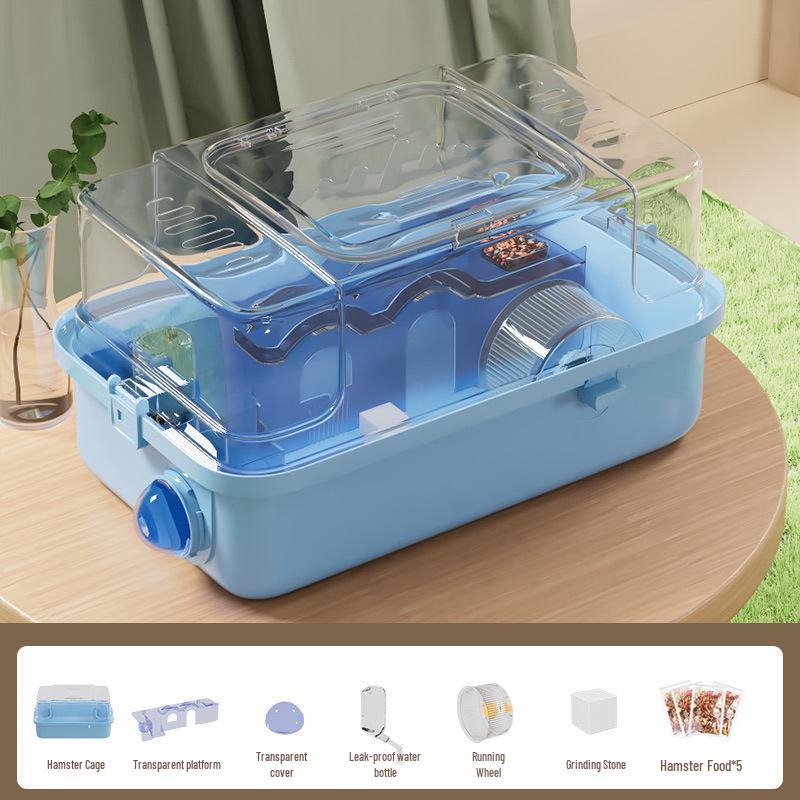 Luxury Acrylic Travel Cage for Baby Golden Hamsters