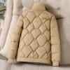 Women's Hooded Coat Ladies Winter Cotton Coat Thickened Warm Jacket