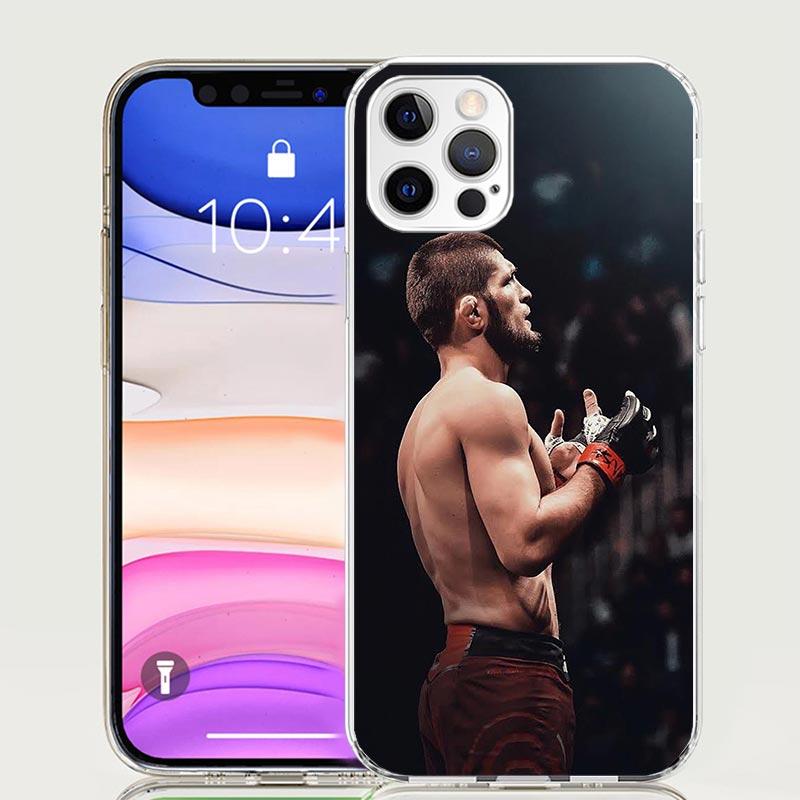 Khabib Nurmagomedov Phone Case for Apple iPhone 17 Air 16 15 Plus 14 + 13 Mini 12 11 Pro Max 7 8 SE 16Max Soft Shell Cover Coque