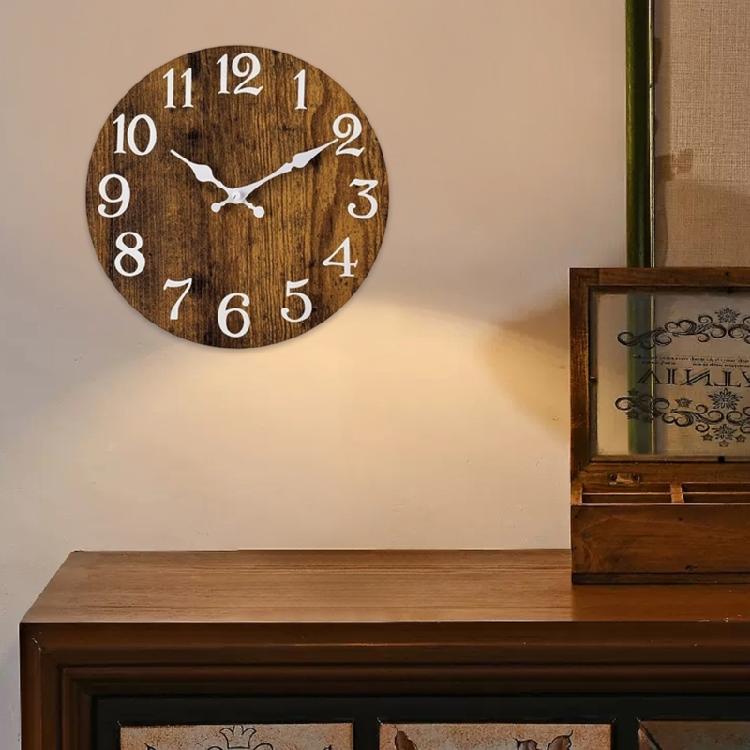Decorative Wall Clock,Silents Battery Operated Wall Clock Silents None Ticking Wall Clocks Sweeps Movement Easy To Read