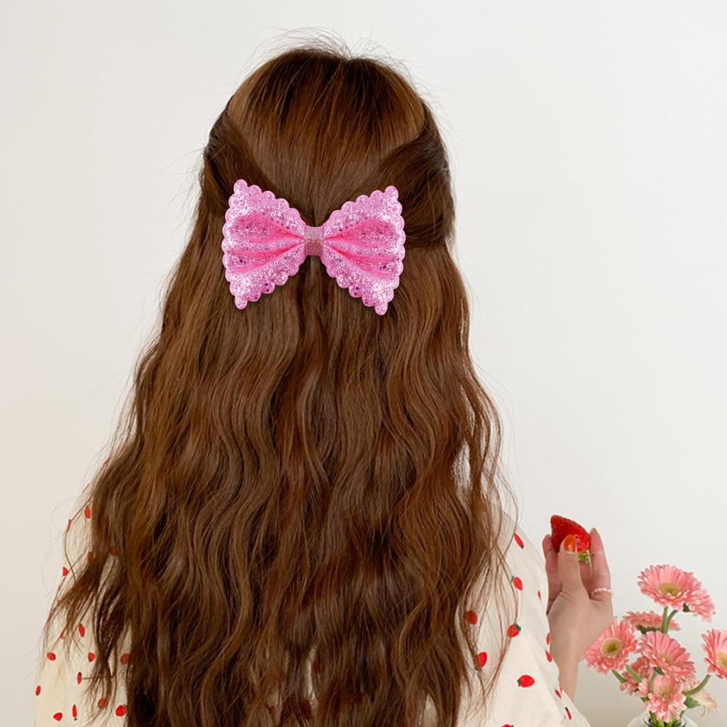 Sparkly Glitter Hair Bows Hair Clips Multi Color Alligator Clips Hair Clips for Women Girls Teens Toddlers Hair Accessories