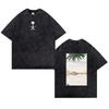 Hot Saudi National Day Graphic Print T-shirt Men Women Vintage Washed Cotton Loose Casual Oversized Top Harajuku Fashion Short Sleeve Summer New Tee