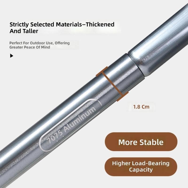 Multipurpose Aluminum Construction Folding Stool For Artists Photographers And Outdoor Event Attendees Fishing Chair