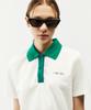 MAYOL Logo Embroidered Short Sleeve Polo Shirt_Ivory
