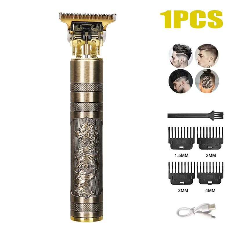 2025 New Vintage T9 Hair Cutting Machine Men's Electric Shaver Rechargeable Hair Trimmer Beard Clipper Barber Hair Cut Hot Sale