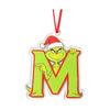 2D Christmas Ornaments, 26 Letters Flat Hanging Decorations for Holiday Decor