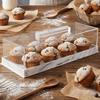 Dust-proof Cake Packaging Box Non-slip Bottom Bread Storage Container Cake Display Tray  Hotel